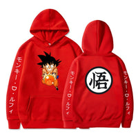 Dragon Ball Z Super Anime Printed Pullover Hoodie Sweatshirt