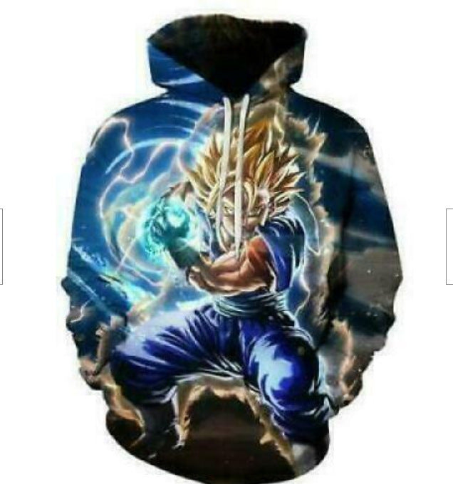 Dragon Ball Z Super Anime 3d Printed Sweatshirt Pullover Hoodie