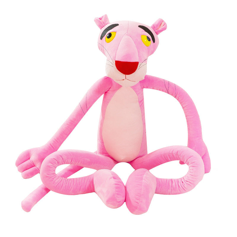 Leopard Pink Panther Doll Stall Plush Toy
