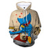 Poppy Playtime Digital Printed Hoodie Bobby's Game Time Sweater Sweatshirt Pullover