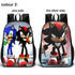 Sonic 3D Printed schoolbag backpack set