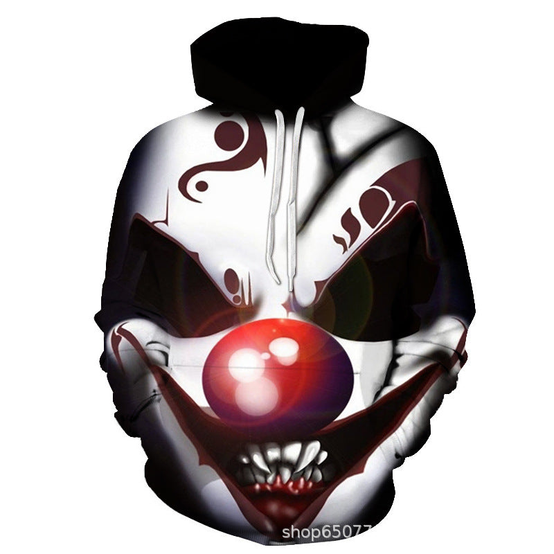 Joker 3D Printed Men's Casual Hooded Sweater - product image 3