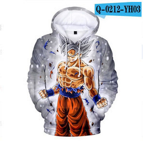 Anime Dragon Ball 3d Digital Printed Hood Sweater Hoodie Pullover Sweatshirt
