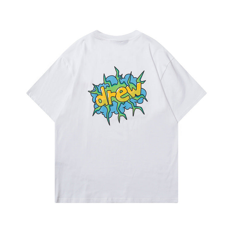 Drew Printed Round Neck Short Sleeve T-Shirt - product image 4