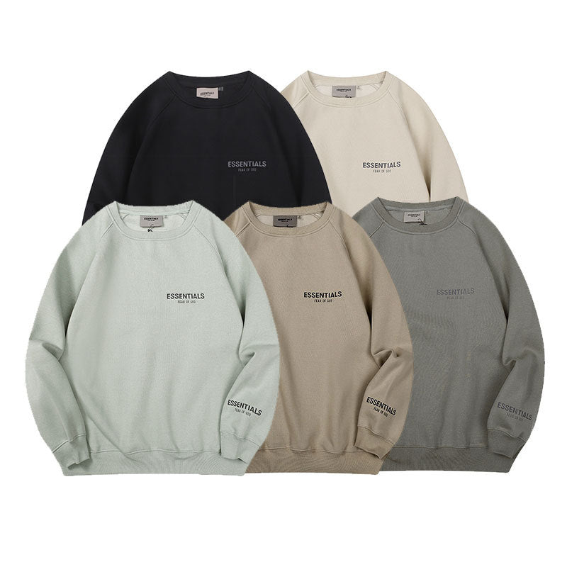 Fog Essentials Double Line Chest Small Letter Crew Neck Sweater Sweatshirt - product image 1
