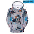 Naruto 3D Hoodie Pullover Sweatshirt Jacket