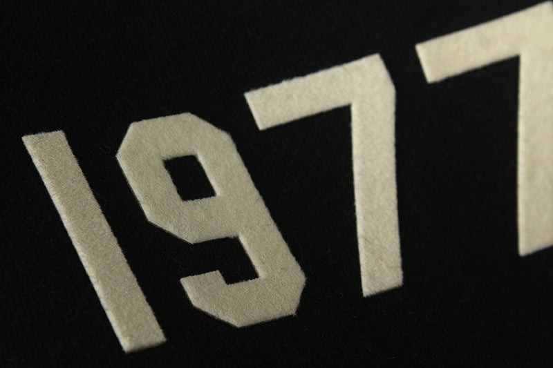 Essentials Shorts Thin Velvet Flock Logo 1977 Printed Short Pants - product image 2