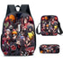 Naruto schoolbag backpack lunch box pencil cases set