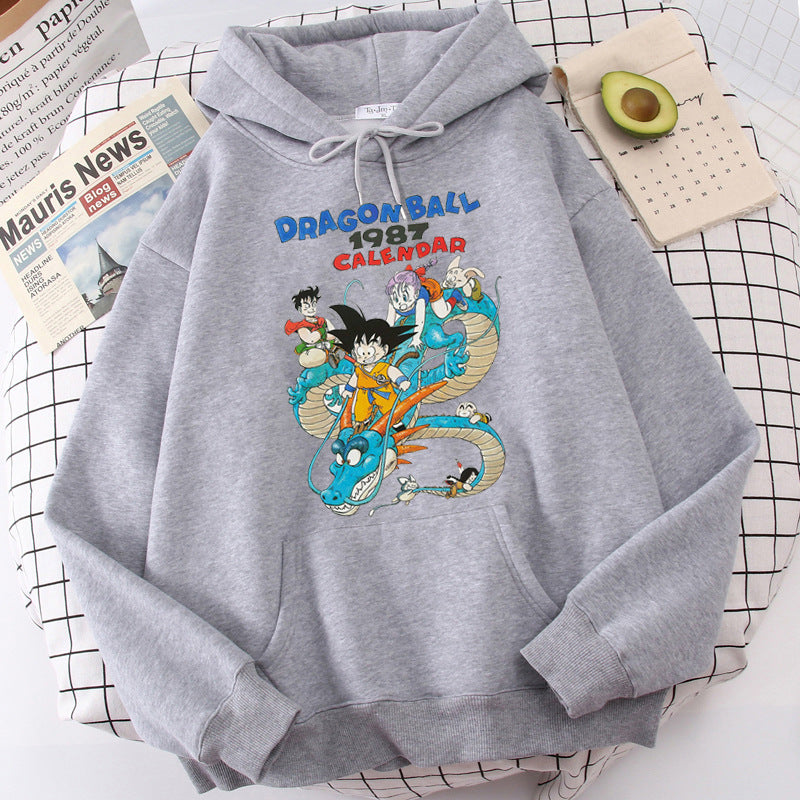 Dragon Ball Z Son Goku Printed Pullover Hoodie Sweatshirt