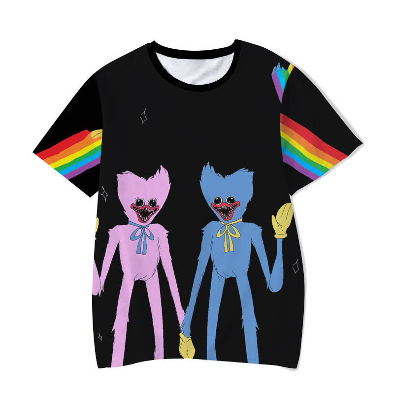 Poppy Playtime 3D Children's Clothing Short Sleeve For Adult T-Shirt Bobbi's Game Time T-Shirt - product image 52