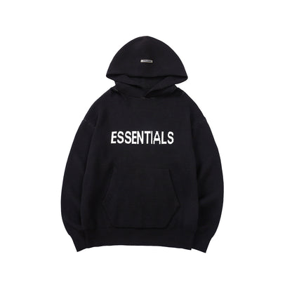 Fog Fear Of God Essentials Knitted Loose Pullover Hooded Sweater - product image 10