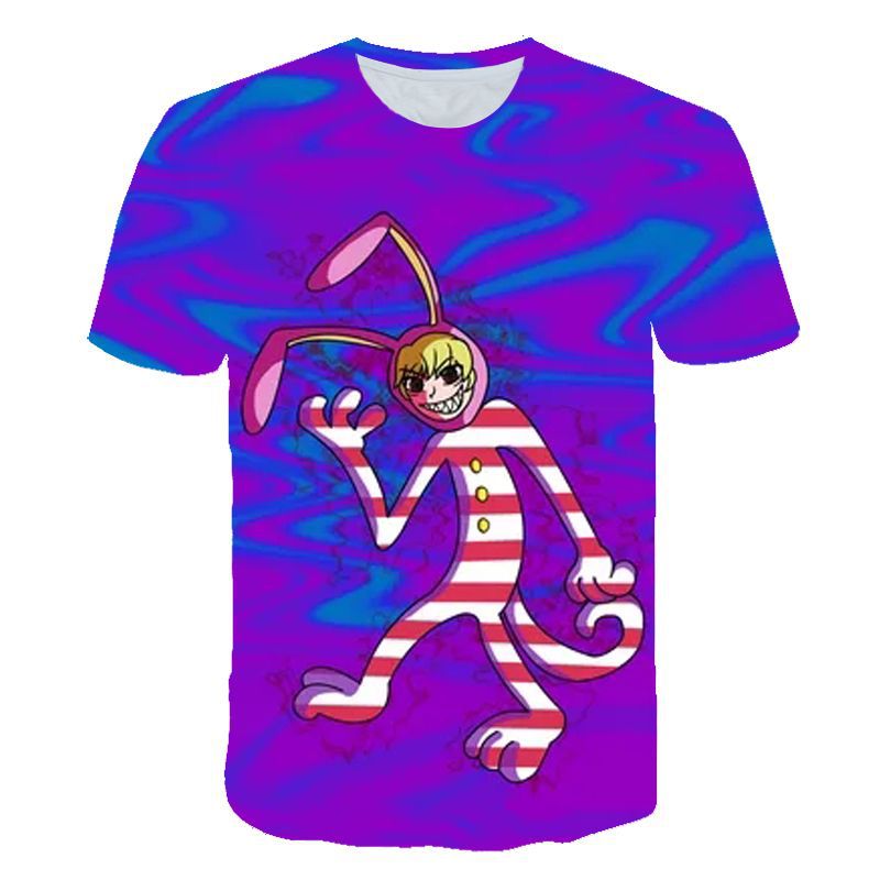 Poppy Playtime Bobby's Game Time T-shirt Sausage Monster 3d T Shirt