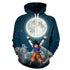 Dragon Ball 3d Digital Printed Hoodie Sweatshirt Pullover