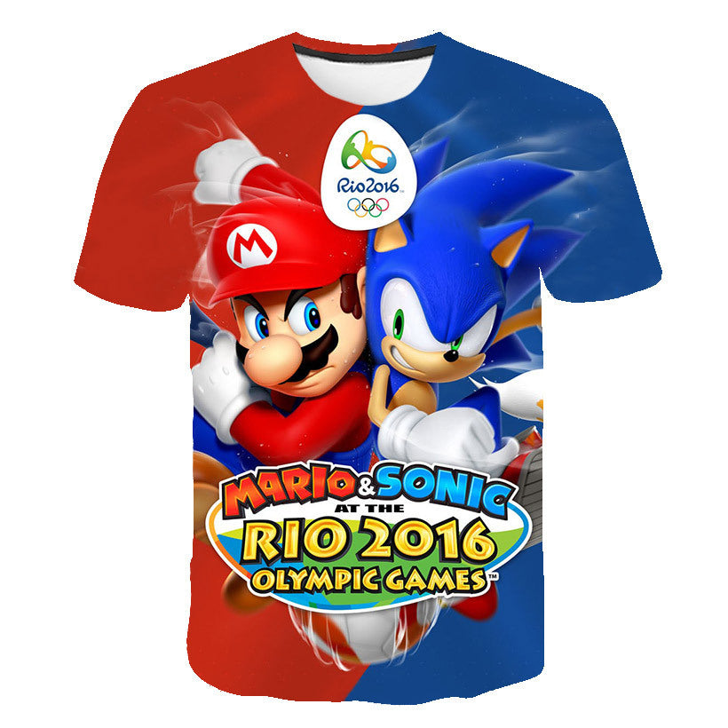 Super Mario T-shirt 3d Printed Unisex T Shirt