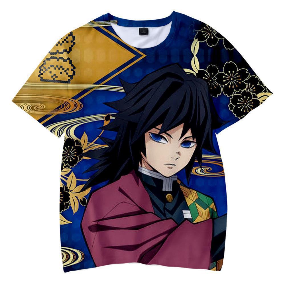 Kimetsu No Yaiba T-shirt Demon Slayer 3d Printed Unisex T Shirt