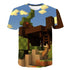 Minecraft 3d Print Unisex T Shirt