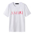 Amiri Letter Print Casual Hip Hop T Shirt