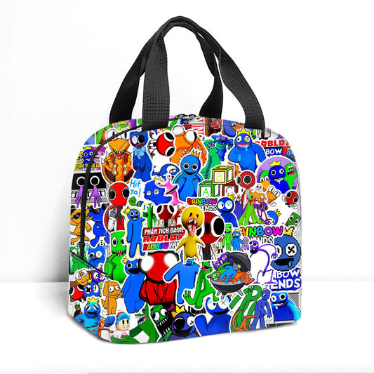 Rainbow Friends lunch box school bag pencil cases