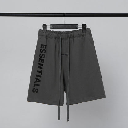 Essentials Letter Printing Unisex Shorts Fashionable Middle Pants - product image 17