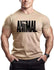 Muscle Leisure Brothers Fitness Exercise T-shirt Running Letters Animal Gym T Shirt