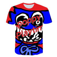 Poppy Playtime Bobby's Game Time T-shirt Sausage Monster 3d T Shirt