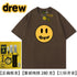 Drew Hussry Summer Biber Same Style Smiley Face T-shirt