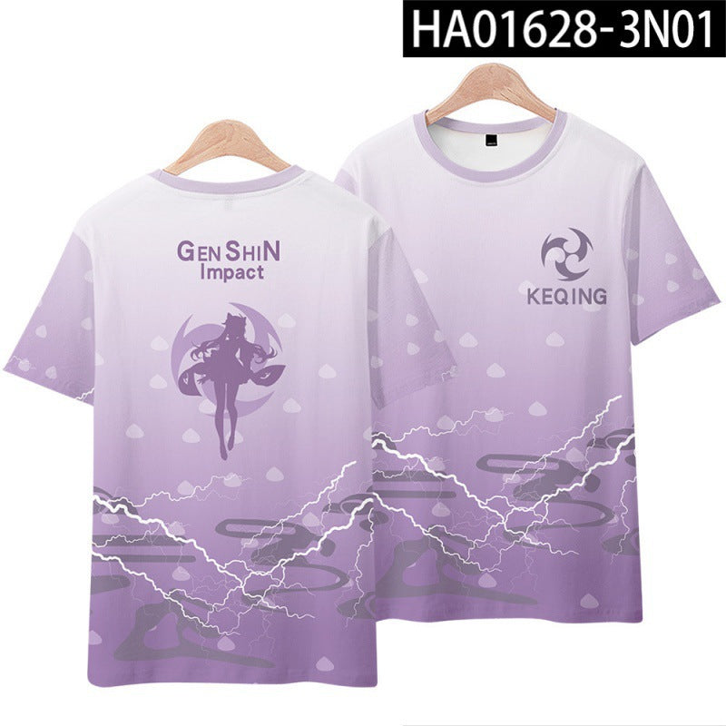 Genshin Impact T Shirt Unisex 3d Printed T-shirt