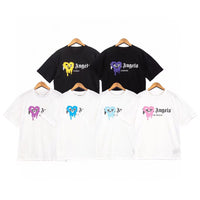Palm Angel Tree Letter Printing Logo T Shirt