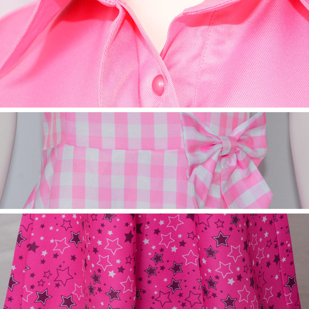 New Movie Barbie Cosplay Clothing Barbie Same Hot Film Television Role Playing Clothing Dresses Suits Skirt