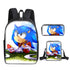 Sonic Schoolbag backpack lunch box pencil cases set