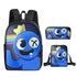 Rainbow Friends Schoolbag backpack lunch box pencil cases set