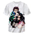 Kimetsu No Yaiba Demon Slayer 3d Printd T Shirt Unisex T-shirt