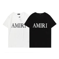Amiri Letter Print Casual Hip Hop High Street T Shirt