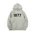 Fear Of God Essentials 1977 Digital Flocking Sweater Loose Casual Hoodie