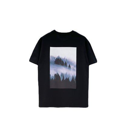 Essentials Fear Of God Flower Forest Cloud Sea Printing T-Shirt - product image 5