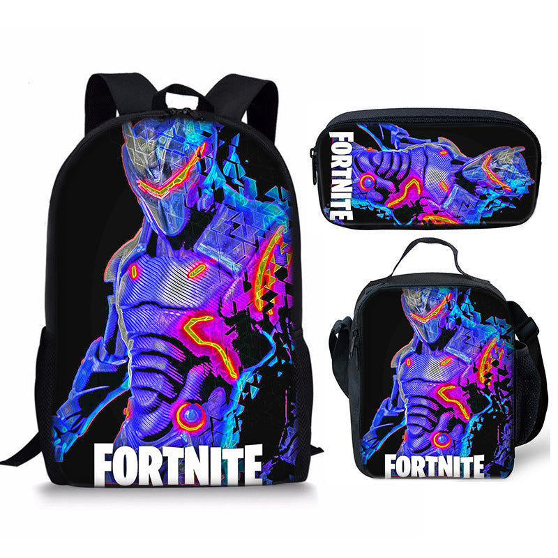 Fortnite schoolbag lunch bag pencil case backpack set
