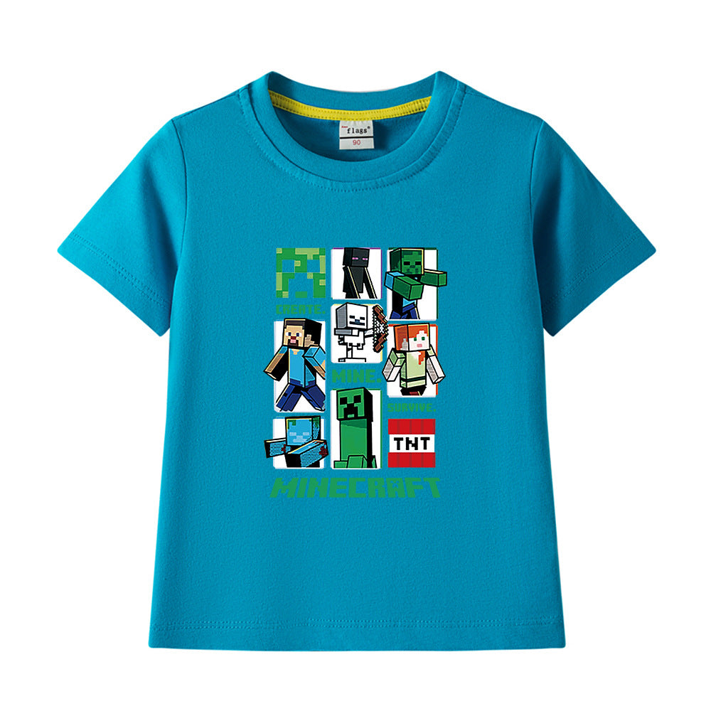 Minecraft Cotton T Shirt Kid's T-shirt