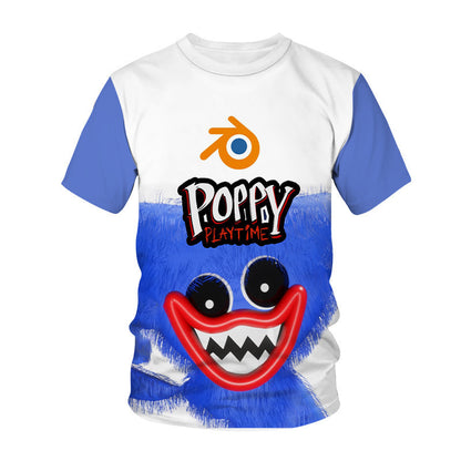 Poppy Playtime 3D Children's Clothing Short Sleeve Adult T-Shirt Bobbi's Game Time T-Shirt - product image 60