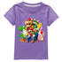 Super Mario Cotton T Shirt 3d Printed T-shirt For Children