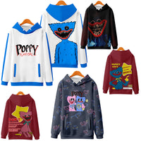 Poppy Playtime Bobby Game 3d Digital Printing Casual Hoodie Sweatshirt Pullover