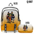 Naruto 3d backpack pencil case set