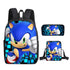 Sonic Schoolbag backpack lunch box pencil cases set