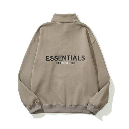 Fear Of God Essentials Drop-shoulde Stand Collar Half Zip Sweater Jacket Sweatshirt - product image 15