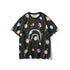 Bape Ape Shark Printed T Shirt