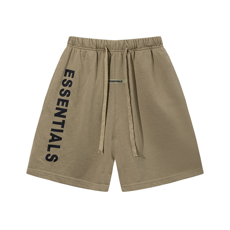 Essentials Reflective Shorts Male Fifth Pants High Street Loose Unisex Short Trousers