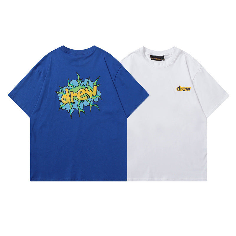 Drew Printed Round Neck Short Sleeve T-Shirt - product image 1