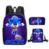 Sonic Schoolbag backpack lunch box pencil cases set