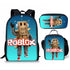 Roblox schoolbag lunch bag pencil case backpack set