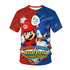 Super Mario Printed T Shirt Unisex 3d T-shirt