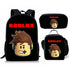 Roblox schoolbag lunch bag pencil case backpack set